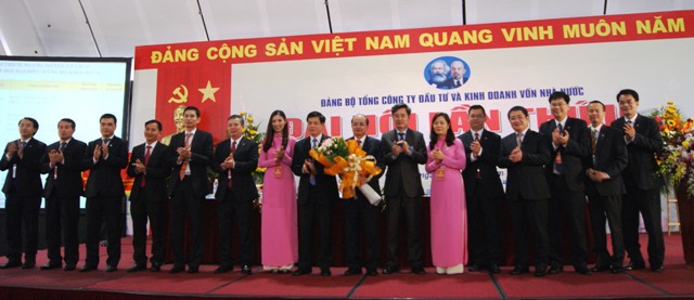 Ban Chấp hành Đảng bộ SCIC nhiệm kỳ 2015 - 2020 ra mắt Đại hội.