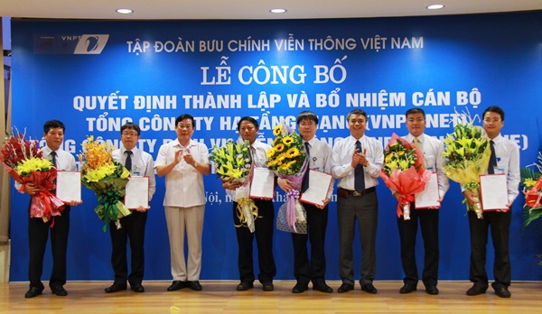 Lễ công bố thành lập 3 Tổng công ty của VNPT