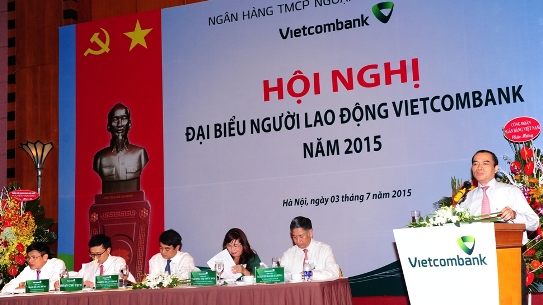 Đồng chí Nguyễn Đồng Tiến  - Ủy viên Ban cán sự Đảng, Phó Thống đốc NHNN phát biểu tại Hội nghị