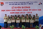 Tổng công ty Sông Đà tuyên dương 100 học sinh giỏi năm học 2014 - 2015