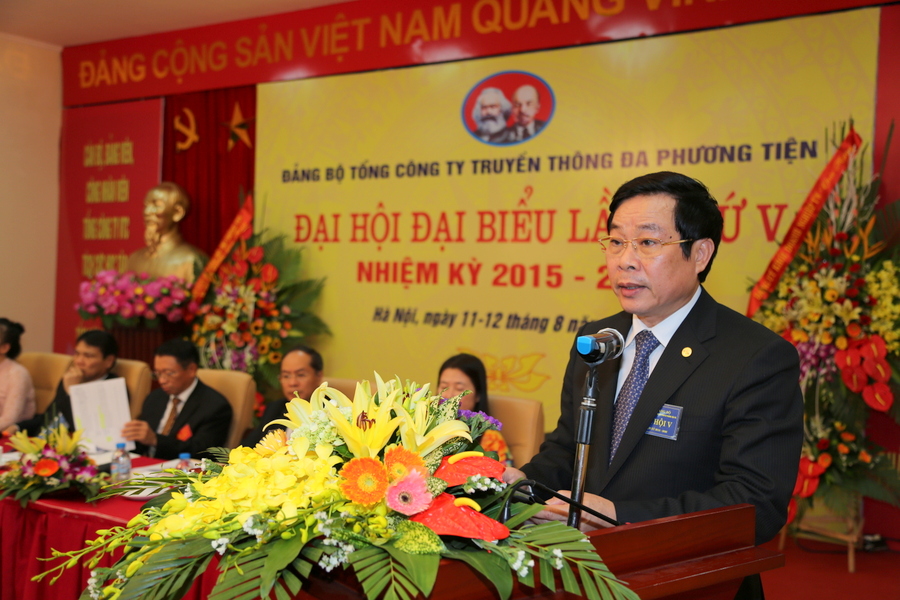 Bộ trưởng TT&TT Nguyễn Bắc Son phát biểu tại Đại hội