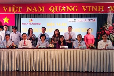 Các chi nhánh của VietinBank ký kết thỏa thuận với KBNN các quận, huyện trên địa bàn TP. HCM