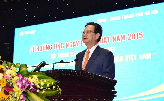 Thủ tướng Nguyễn Tấn Dũng phát biểu tại buổi Lễ