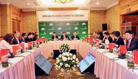 Quang cảnh phiên họp Ủy ban kế hoạch ABA tại Thủ đô Hà Nội, Việt Nam