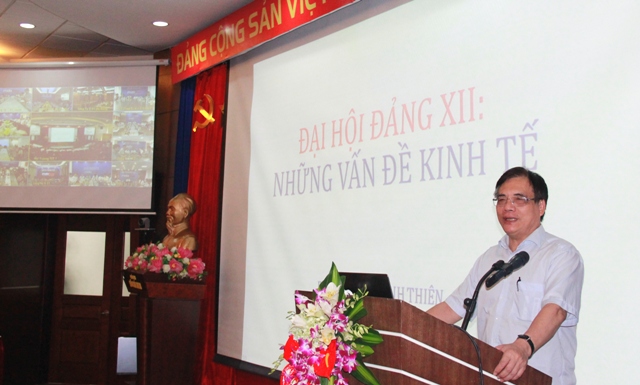 PGS.TS Trần Đình Thiên - Viện trưởng Viện Kinh tế Việt Nam 