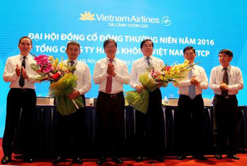 Lãnh đạo mới của Vietnam Airlines ra mắt Đại hội cổ đông