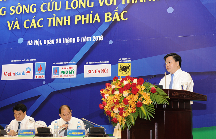 Tổng Giám đốc VietinBank Lê Đức Thọ tham luận tại Hội nghị 