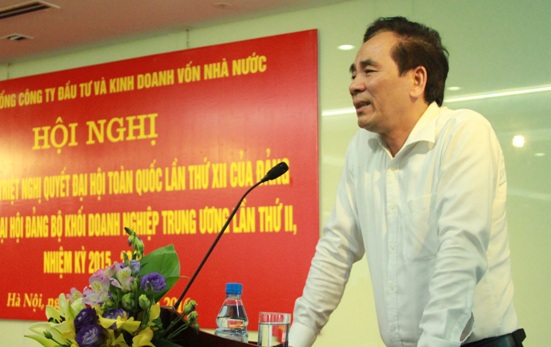 Đồng chí Trần Thanh Khê - Ủy viên Ban Thường vụ, Trưởng Ban Tuyên giáo Đảng ủy Khối DNTW triển khai Nghị quyết Đại hội Đảng bộ Khối DNTW lần thứ II