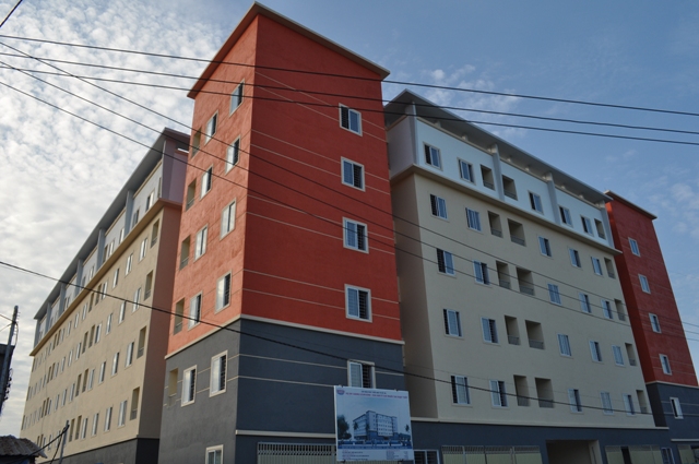 Nhà chung cư An Bình - Công trình cho người thu nhập thấp,  tại phường Vĩnh Nguyên, thành phố Nha Trang, tỉnh Khánh Hòa.