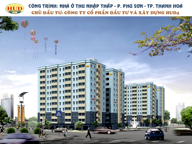 Dự án Nhà ở thu nhập thấp - P.Phú Sơn, TP Thanh Hóa.