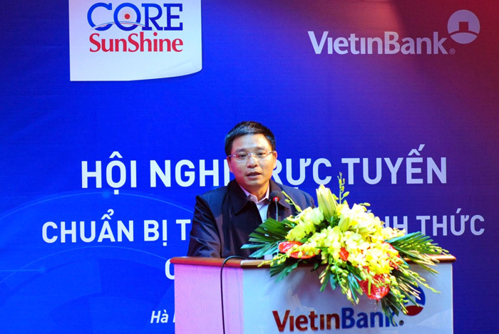 Chủ tịch HĐQT VietinBank Nguyễn Văn Thắng phát biểu chỉ đạo Hội nghị