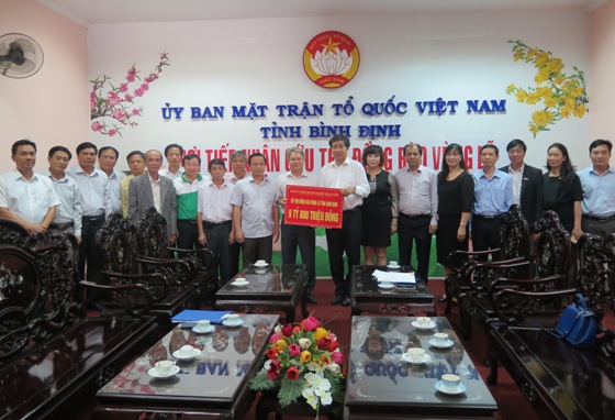 Đoàn làm việc tại tỉnh Bình Định.