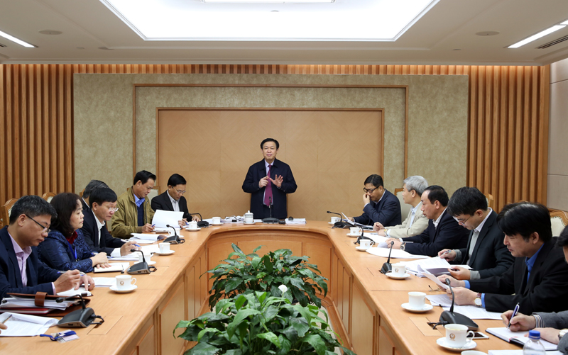 Phó Thủ tướng Vương Đình Huệ phát biểu chỉ đạo tại cuộc họp