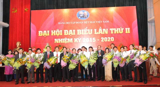 Ban Chấp hành Đảng bộ Tập đoàn Dệt May Việt Nam, nhiệm kỳ 2015 - 2020.