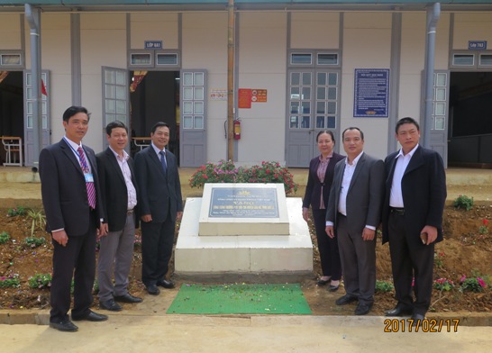 Công trình do Tổng công ty Hàng không Việt Nam xây tặng
