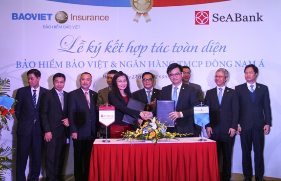 Tổng Công ty Bảo hiểm Bảo Việt và Ngân hàng SeABank ký kết Thỏa thuận hợp tác toàn diện