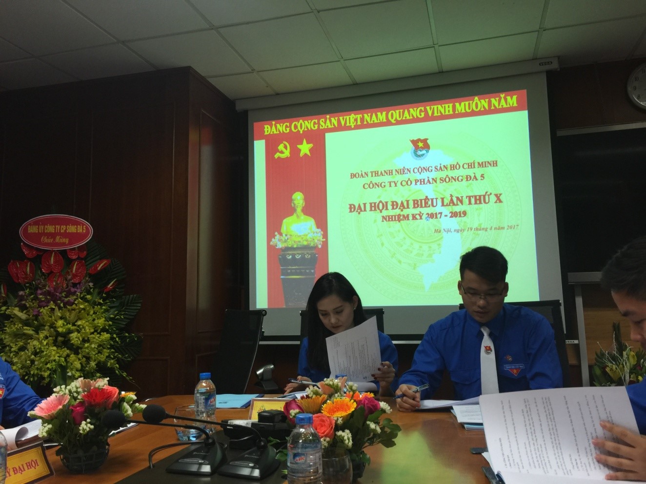 Ngày 19/4: Đại hội Đại biểu Đoàn TNCS Hồ Chí Minh Công ty CP Sông Đà 5.