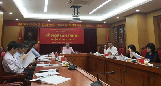 Kỳ họp lần thứ 10, nhiệm kỳ 2015 - 2020 của Ủy ban Kiểm tra Đảng ủy Khối Doanh nghiệp Trung ương