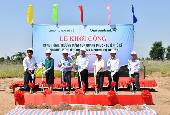 Khởi công xây dựng Trường mầm non xã Quang Phục