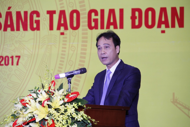 Phó Tổng giám đốc PVN Nguyễn Quỳnh Lâm phát biểu tại Hội nghị.