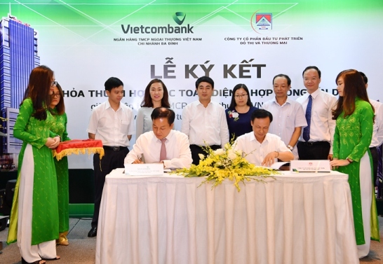Lễ ký kết Thỏa thuận hợp tác toàn diện giữa Vietcombank Ba Đình và TUDI.,JSC