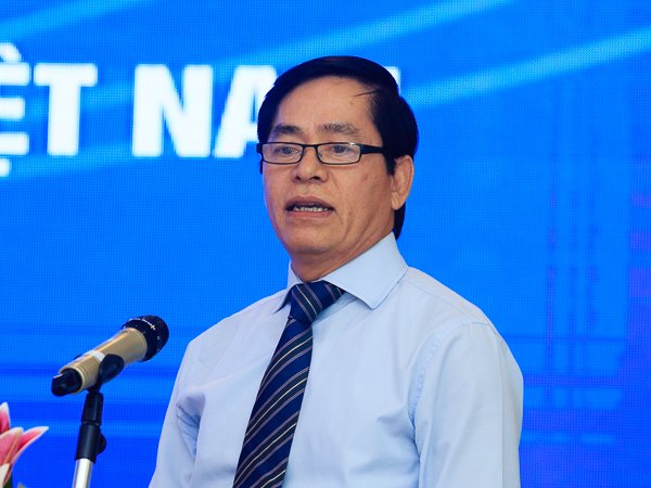 Đồng chí Phạm Viết Thanh - Bí thư Đảng ủy Khối DNTW phát biểu tại Lễ ký kết.