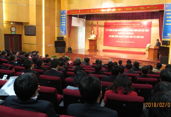 Đồng chí Trần Mạnh Hùng – Bí thư Đảng ủy, Chủ tịch HĐTV VNPT ôn lại lịch sử hình thành, phát triển và vai trò lãnh đạo của Đảng Cộng sản Việt Nam đối với đất nước