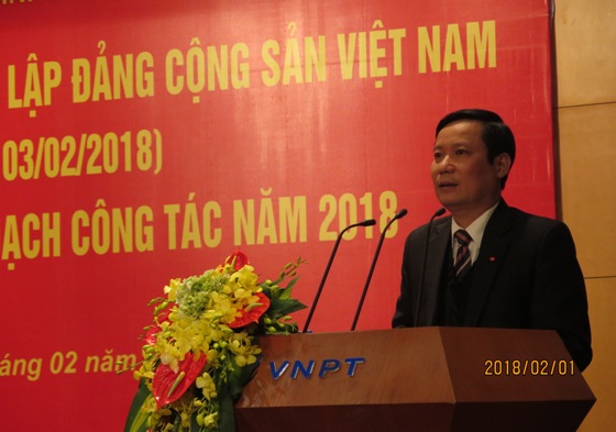 Đồng chí Phạm Tấn Công – Phó Bí thư Đảng ủy Khối Doanh nghiệp Trung ương phát biểu chỉ đạo Hội nghị