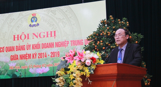 Phó Chủ tịch Công đoàn Viên chức Việt Nam Đào Văn Ngọc đã biểu dương, ghi nhận những kết quả mà Công đoàn Cơ quan Đảng ủy Khối đạt được trong nhiệm kỳ 2014-2019.