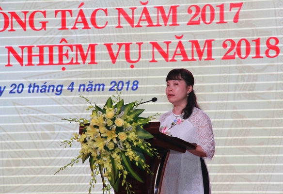 Phó Bí thư Thường trực, Chủ nhiệm UBKT Đảng ủy Tổng công ty Thuốc lá Việt Nam Trần Thị Hoàng Mai 