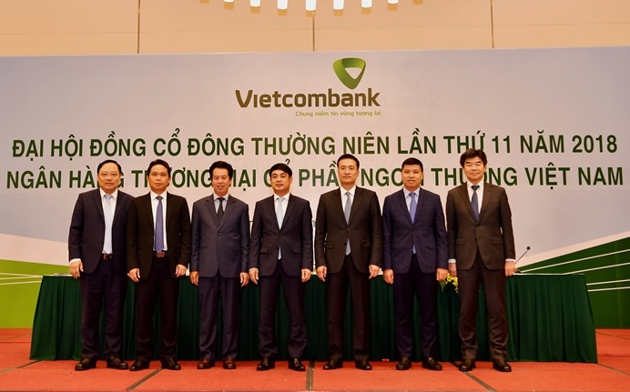Các thành viên HĐQT Vietcombank nhiệm kỳ 2018 - 2023 ra mắt