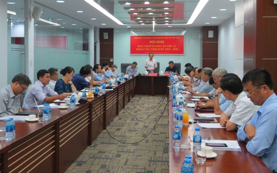 Đc Trần Ngọc Thuận – Bí thư Đảng ủy, Tổng giám đốc VRG phát biểu chỉ đạo tại Hội nghị