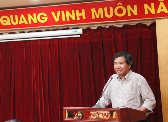 Đồng chí Trần Hữu Bình phát biểu tại buổi lễ.