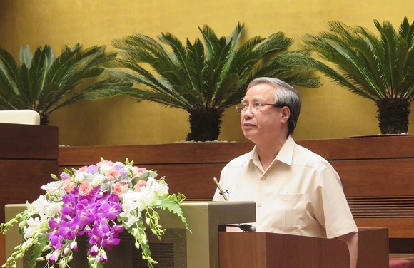 Ủy viên Bộ Chính trị, Thường trực Ban Bí thư Trung ương Đảng Trần Quốc Vượng tới dự và phát biểu chỉ đạo Hội nghị.