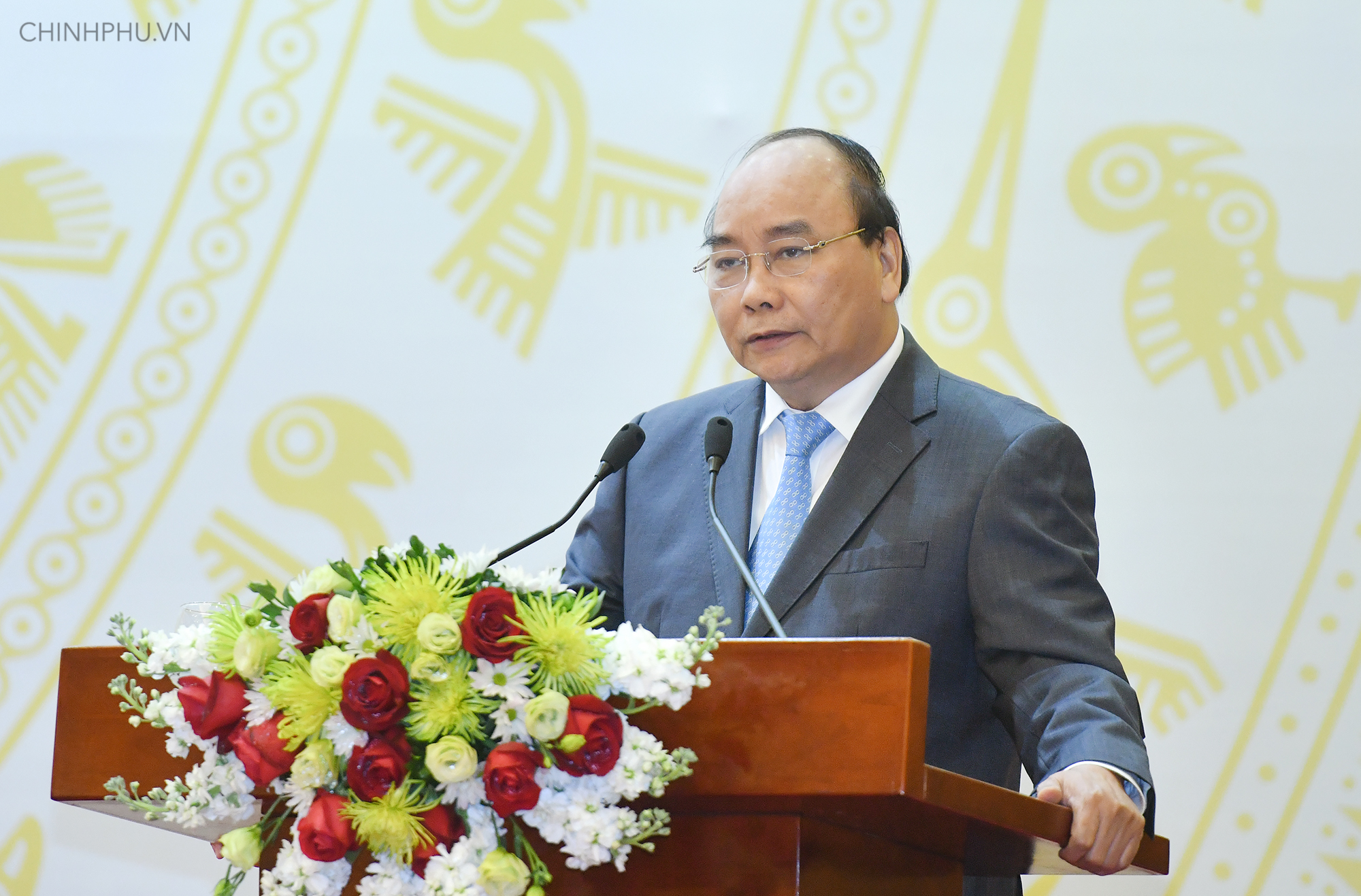 Thủ tướng Nguyễn Xuân Phúc phát biểu kết luận Hội nghị.