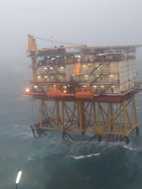 Công trình biển của Vietsovpetro trong cơn bão số 9 