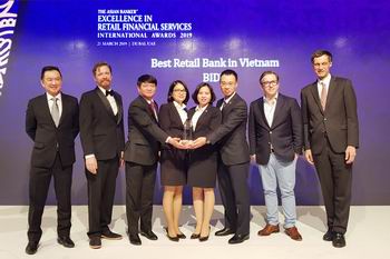 BIDV vừa xuất sắc nhận giải thưởng “Ngân hàng Bán lẻ tốt nhất Việt Nam - Best Retail Bank”
