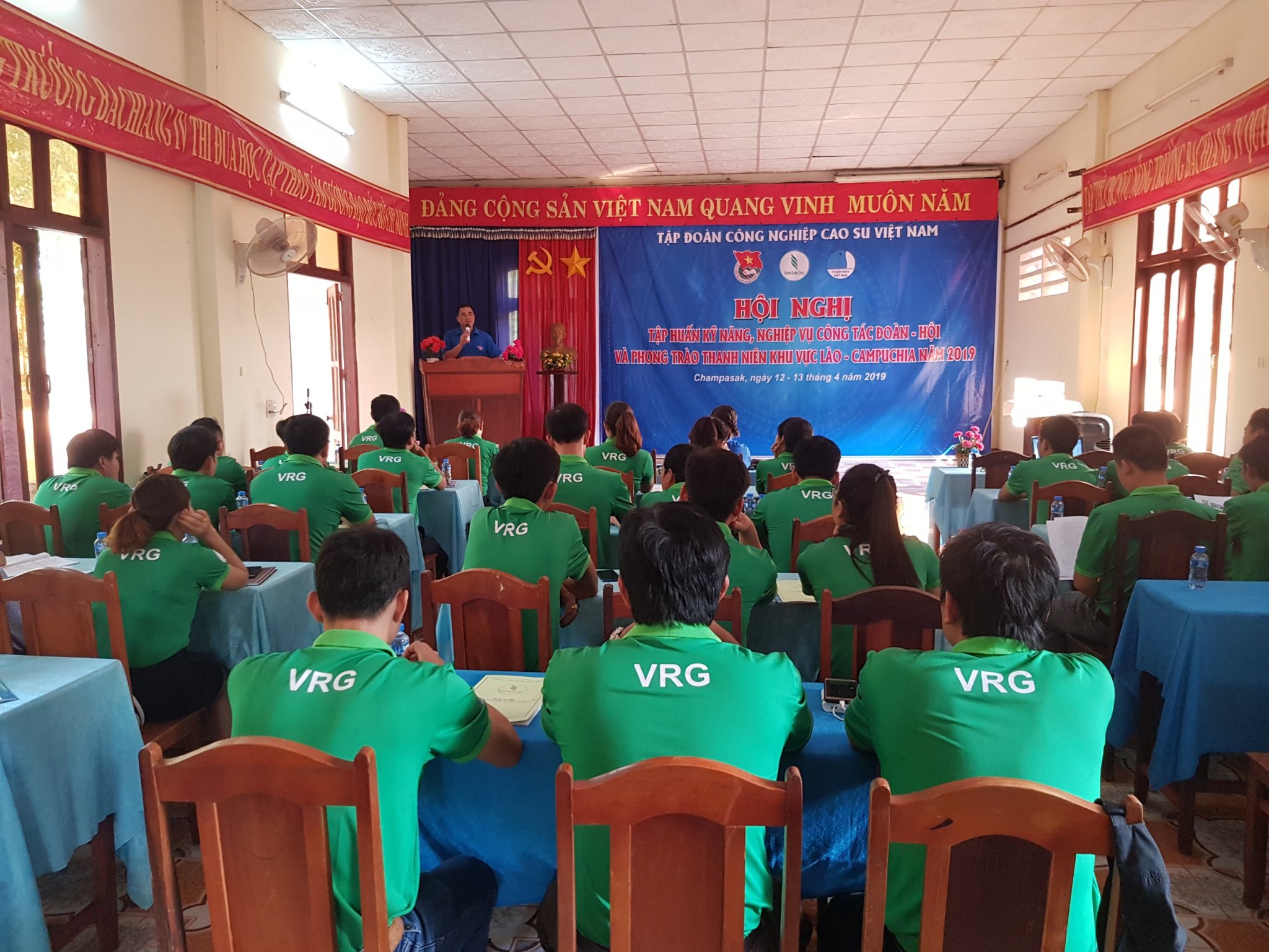 Hội nghị tập huấn kỹ năng, nghiệp vụ công tác Đoàn – Hội và phong trào thanh niên khu vực Lào và Campuchia năm 2019 do Đoàn VRG tổ chức