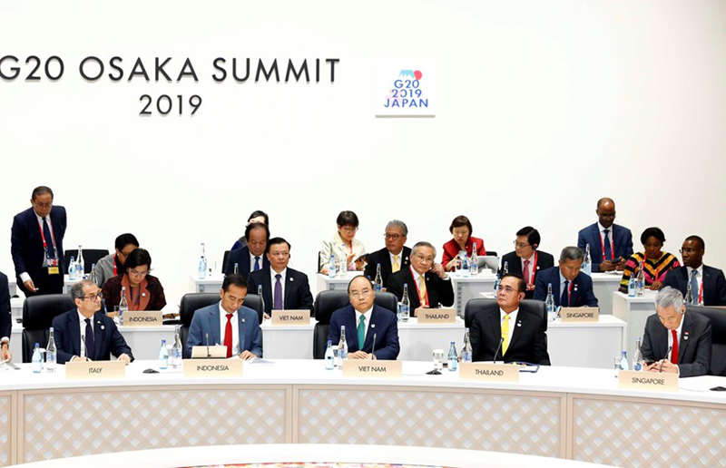 Thủ tướng Nguyễn Xuân Phúc tham dự các phiên họp, hoạt động quan trọng của Hội nghị Thượng đỉnh G20. 