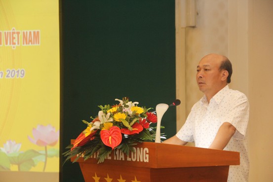 chí Lê Minh Chuẩn, Bí thư Đảng ủy, Chủ tịch HĐTV TKV đã báo cáo về tình hình sản xuất kinh doanh (SXKD) và công tác xây dựng Đảng