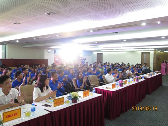 Các đại biểu tham dự chương trình tổng kết Chiến dịch Thanh niên tình nguyện hè năm 2019 