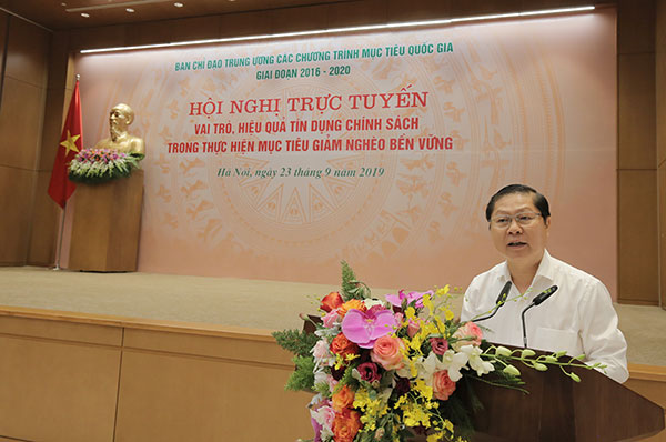 Thứ trưởng Bộ LĐTB&XH Lê Tấn Dũng phát biểu tại Hội nghị.