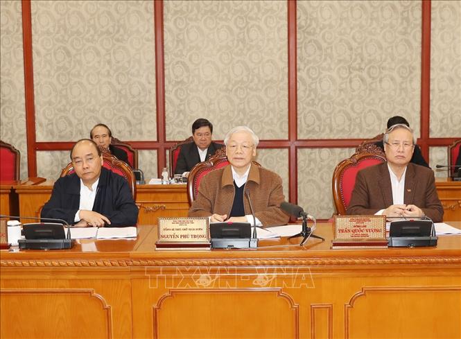 Tổng Bí thư, Chủ tịch nước Nguyễn Phú Trọng chủ trì phiên họp