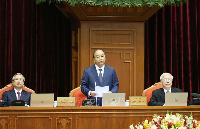 Thủ tướng Chính phủ Nguyễn Xuân Phúc điều hành khai mạc Hội nghị.