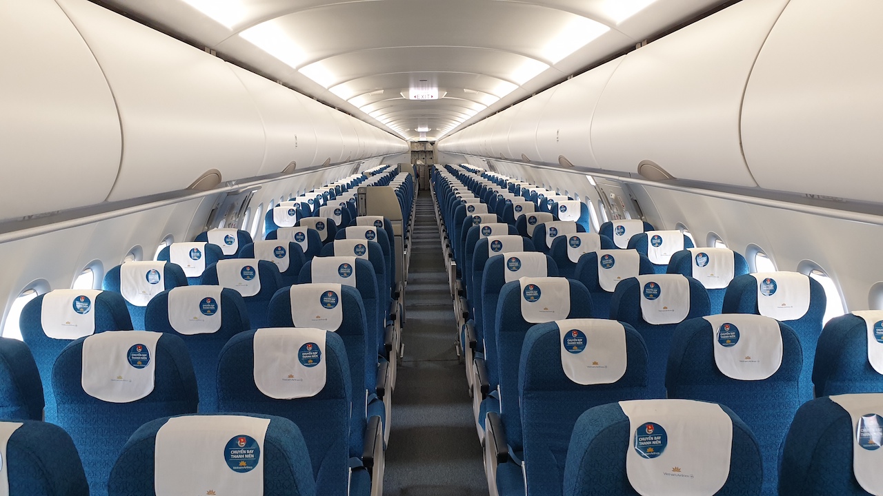 Chuyến bay từ Narita mang số hiệu VN319, khai thác bằng tàu bay thế hệ mới Airbus A321neo. 