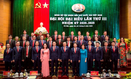 Ban Chấp hành Đảng bộ Tập đoàn Dầu khí Quốc gia Việt Nam Khóa III, nhiệm kỳ 2020 - 2025 ra mắt Đại hội