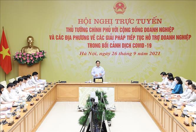 Thủ tướng Phạm Minh Chính nhấn mạnh quan điểm “nghĩ thật, nói thật, làm thật, hiệu quả thật, nhân dân và doanh nghiệp được thụ hưởng thật”.