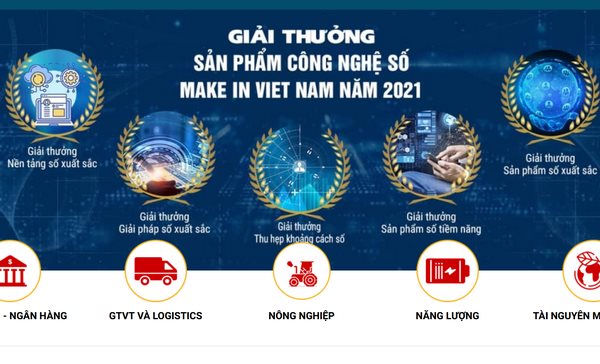 Giải thưởng kinh tế số Việt Nam 2021.