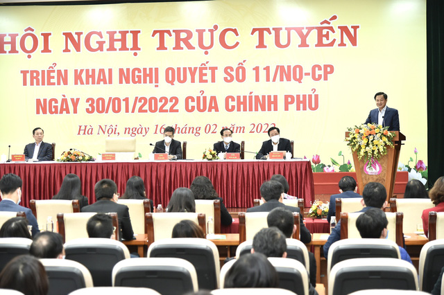 Phó Thủ tướng Lê Minh Khái đánh giá cao quyết tâm của NHCSXH và các bộ ngành trong việc tổ chức triển khai sớm đưa Nghị quyết 11/NQ-CP của Chính phủ đi vào cuộc sống. 