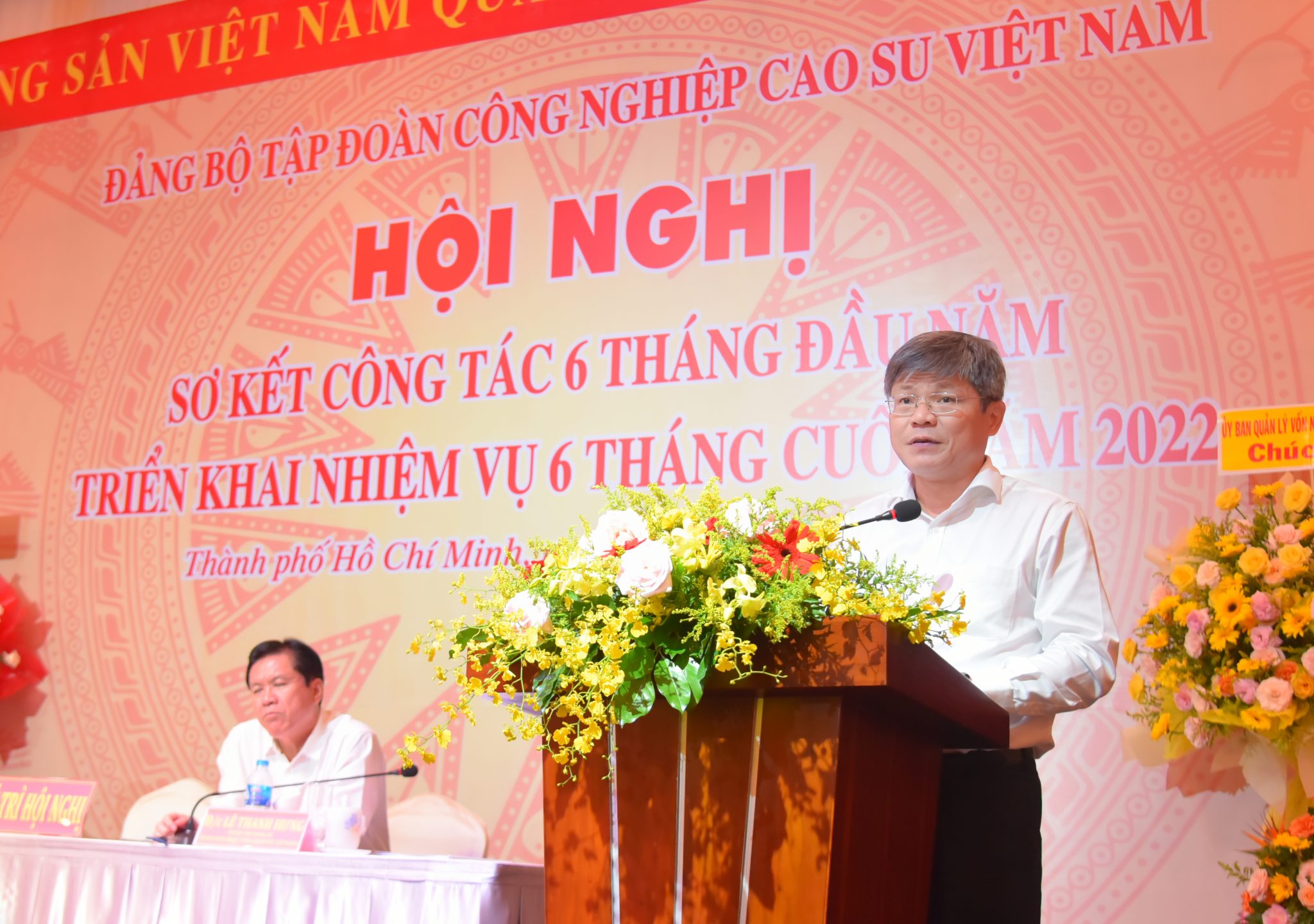 Bí thư Đảng ủy, Chủ tịch HĐQT VRG Trần Công Kha phát biểu kết luận Hội nghị.